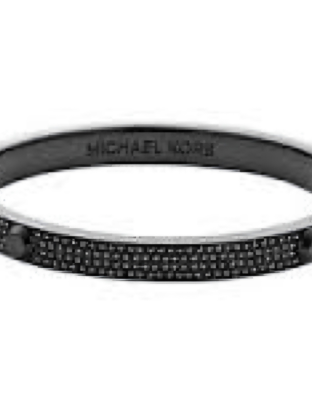 Michael Kors Black Crystal Pavé Bangle Bracelet